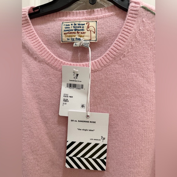 Chaser Bubble Powder Pink Sweater Sandrine Rose - Picture 5 of 7